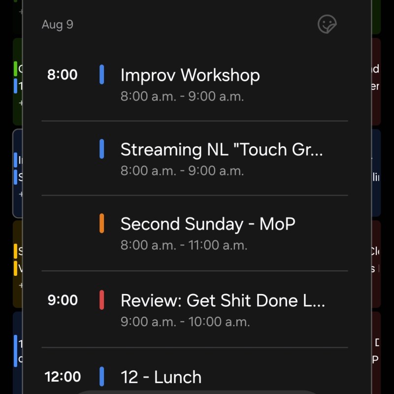 My New Favourite App is My&nbsp;Calendar