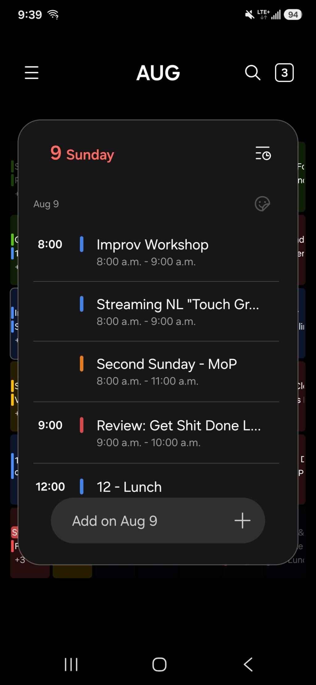 My New Favourite App is My&nbsp;Calendar