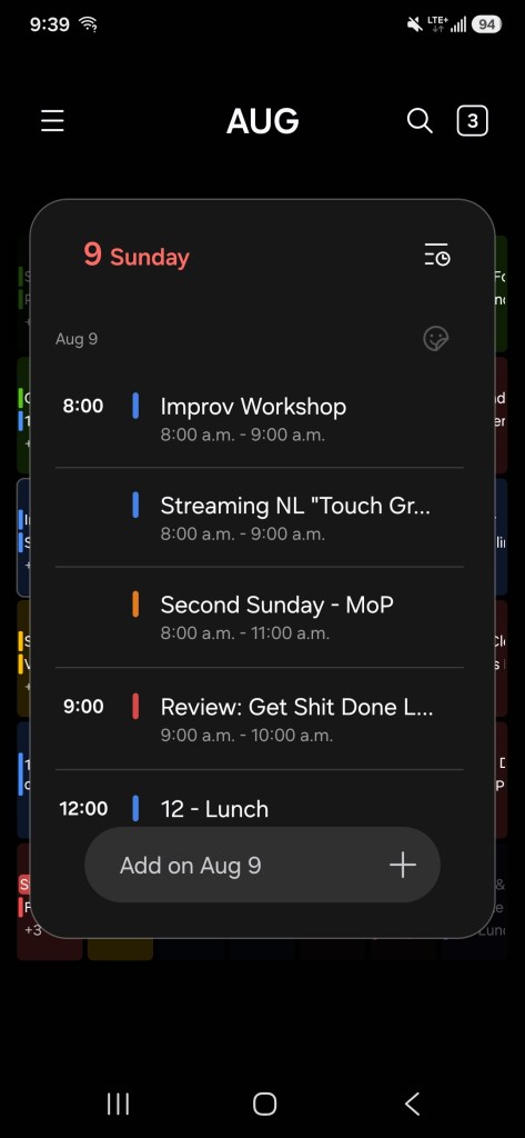 My New Favourite App is My&nbsp;Calendar